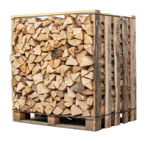 KIT : 1,5 stères en 30cm - Bois de Chauffage extra sec - chêne / hêtre / châtaignier + Bois d'allumage + Allumes-feu